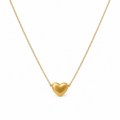 Elegant Gold Heart Pendant Necklace